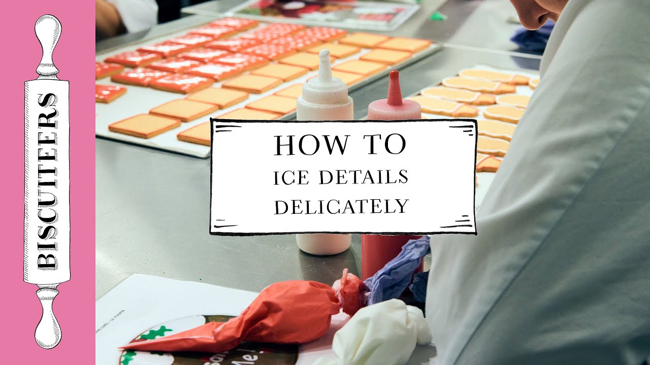 How to ice details delicately | Line Icing | Biscuiteers