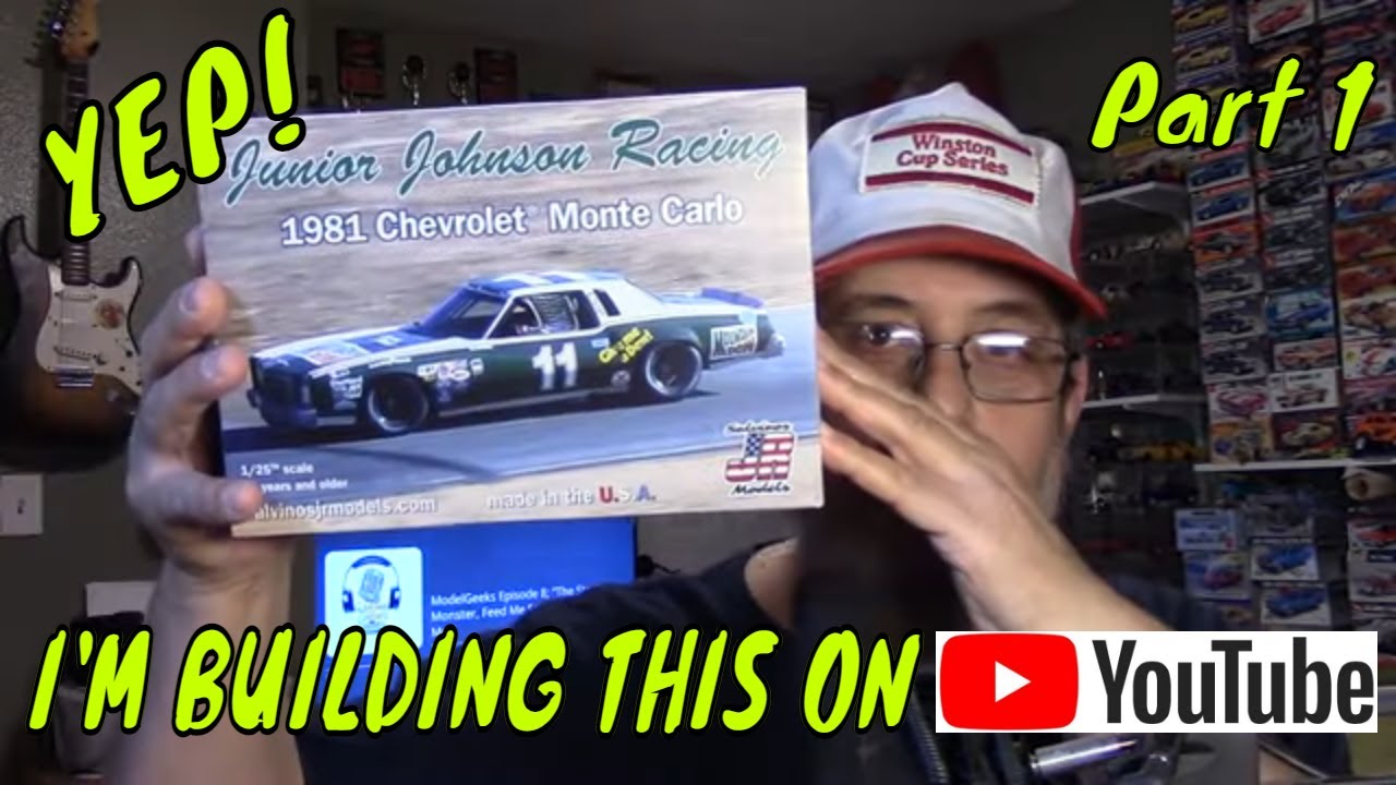 Ep.105 The NASCAR Monte Carlo Model Build Video PART 1(Salvino's JR)