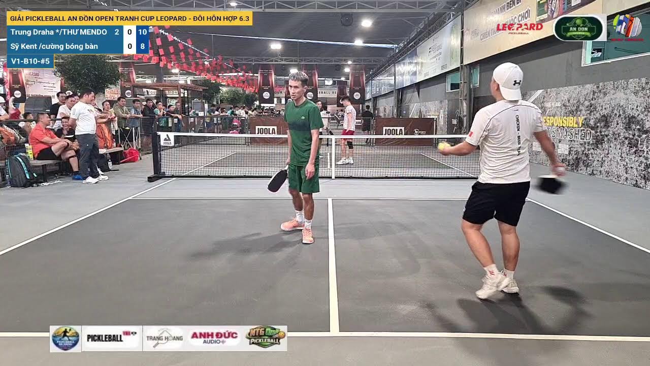 LIVE | GIẢI PICKLEBALL AN ĐỒN OPEN TRANH CUP LEOPARD - ĐÔI HỖN HỢP 6.3 | V1-B10-#5