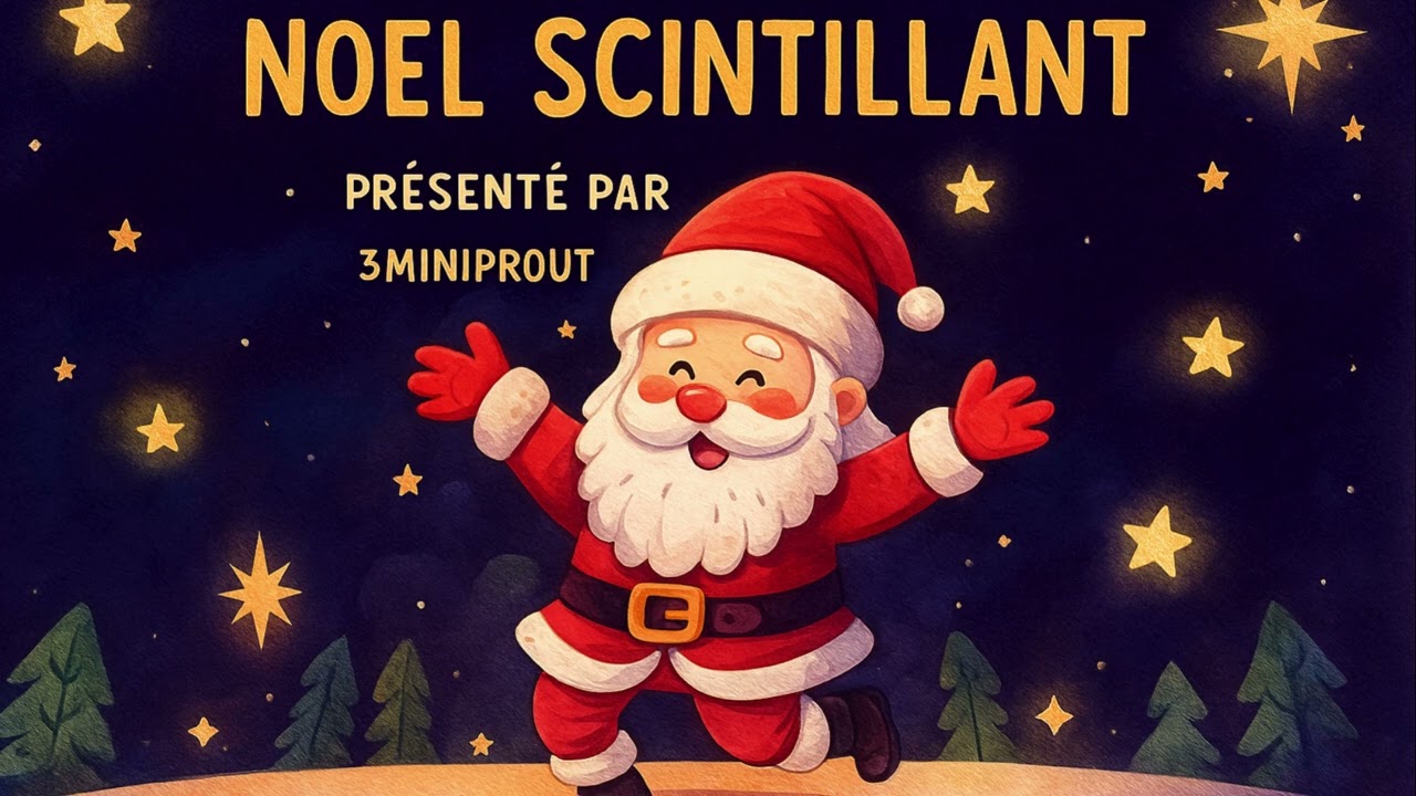 Un no&euml;l scintillant - 3MinisProuts (Officiel 2025) | Chanson pour enfants magique