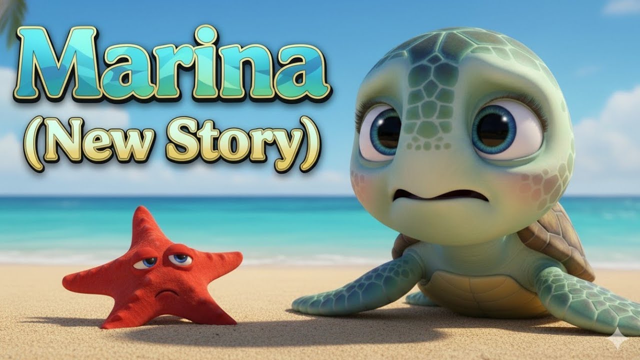 Marina the Brave Turtle | A Big Ocean Dream | Animated Short Film