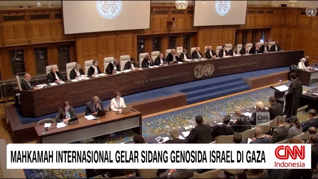 LIVE! Mahkamah Internasional Gelar Sidang Genosida Israel di Gaza