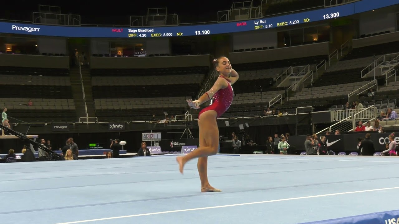 Gabrielle Hardie  - Floor Exercise -  2023 Xfinity U.S.  Championships  - Junior Women Day 1