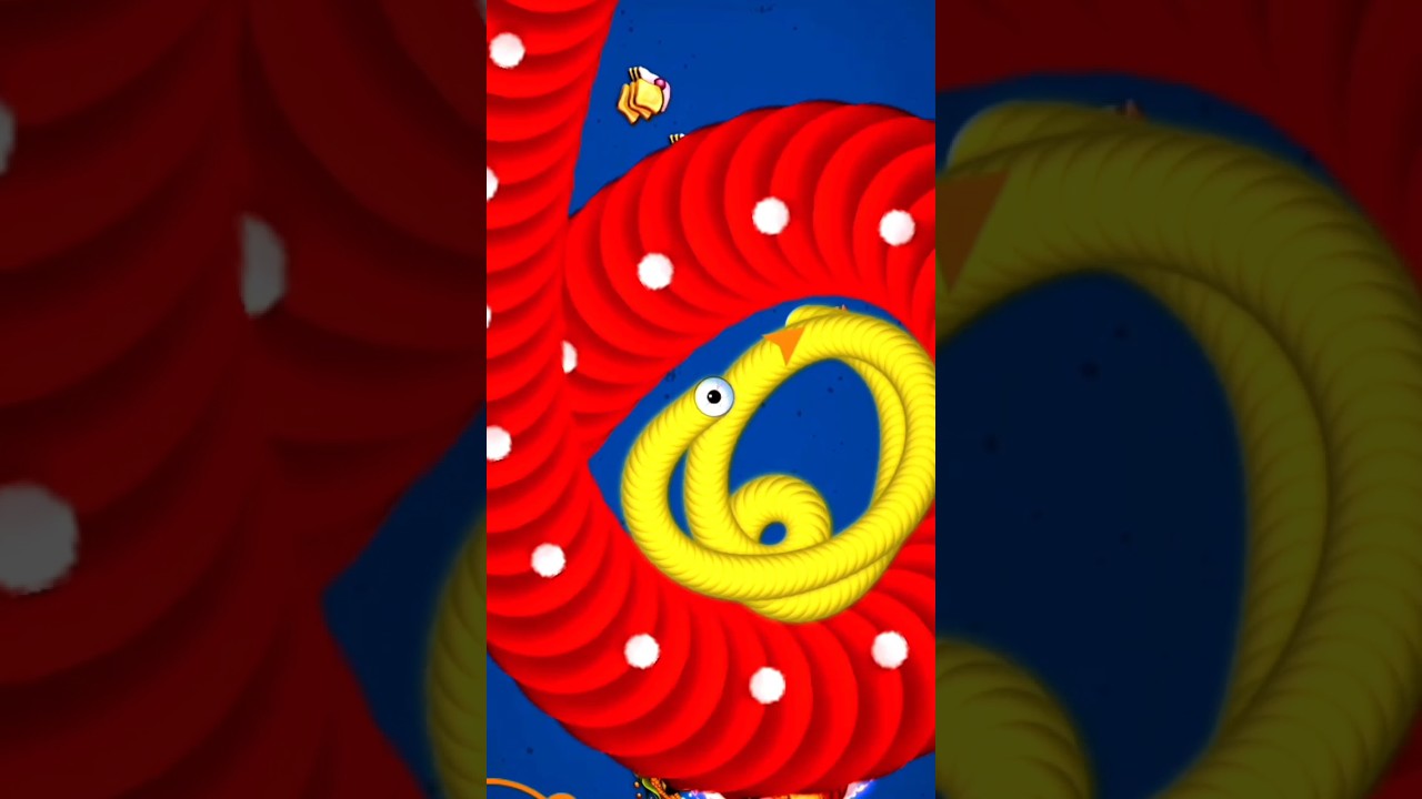 😱 Ninja Trick Worms zone io killing saamp  #shorts
