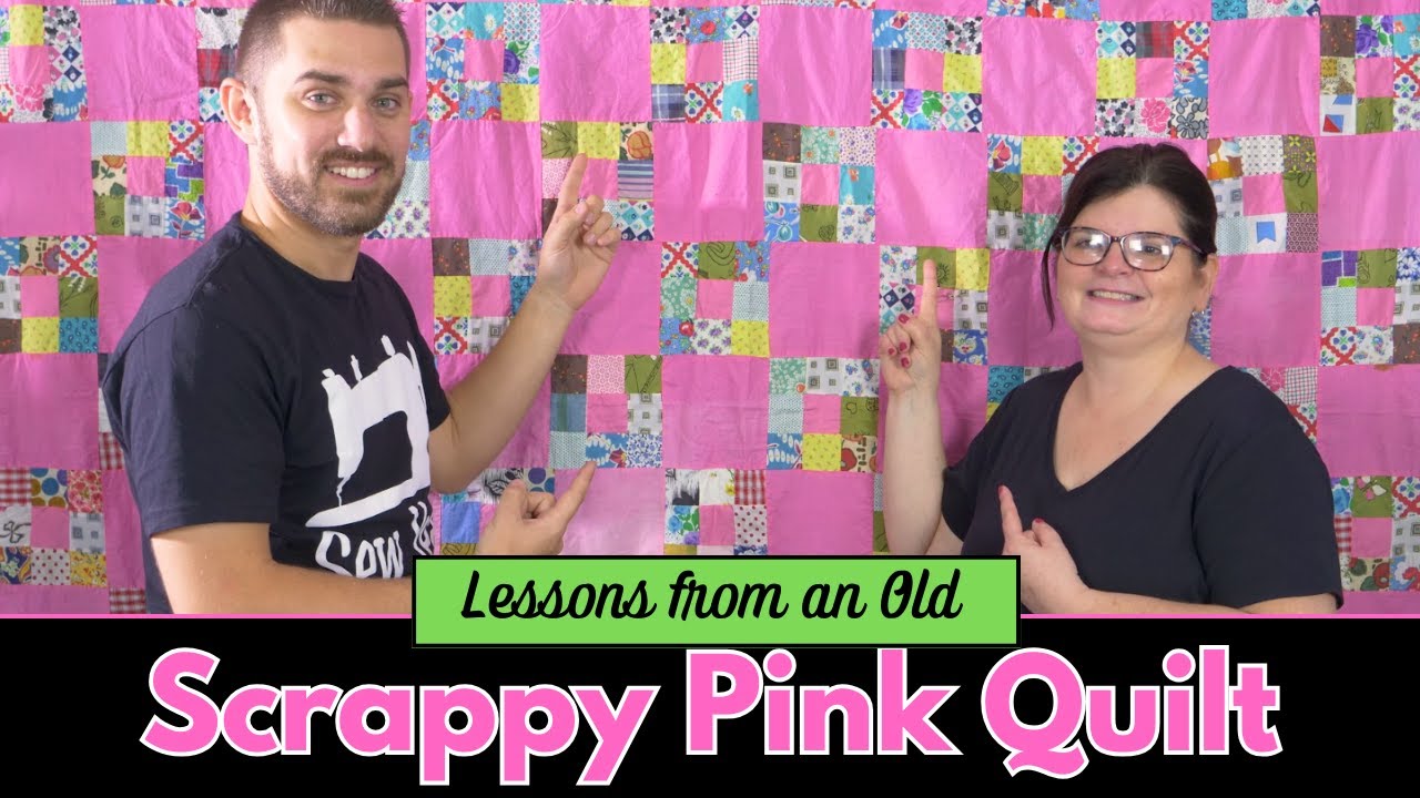 Почему вам понравится это старое лоскутное одеяло! @SewYeah