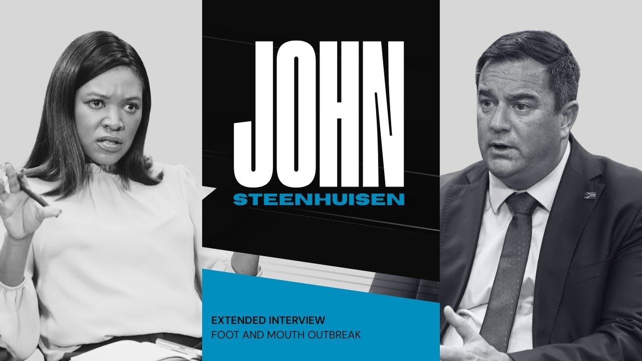 Discussing foot and mouth disease with Minister John Steenhuisen | Carte Blanche | M-Net