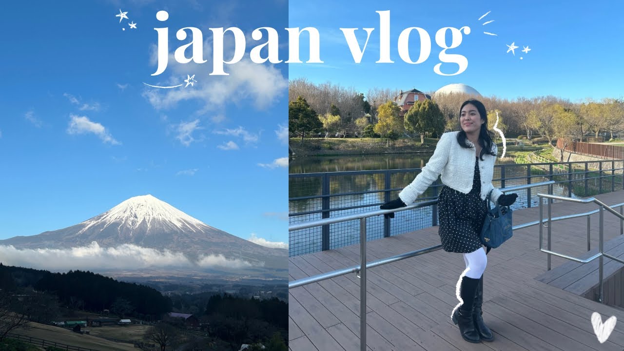 JAPAN VLOG | visiting Mt.Fuji, ghibli park & teamlabs tokyo