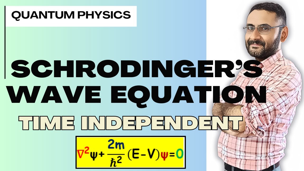 Schrodinger Wave Equation | Time Independent | Derivation | Quantum Physics | Bsc | Btech | UPSC