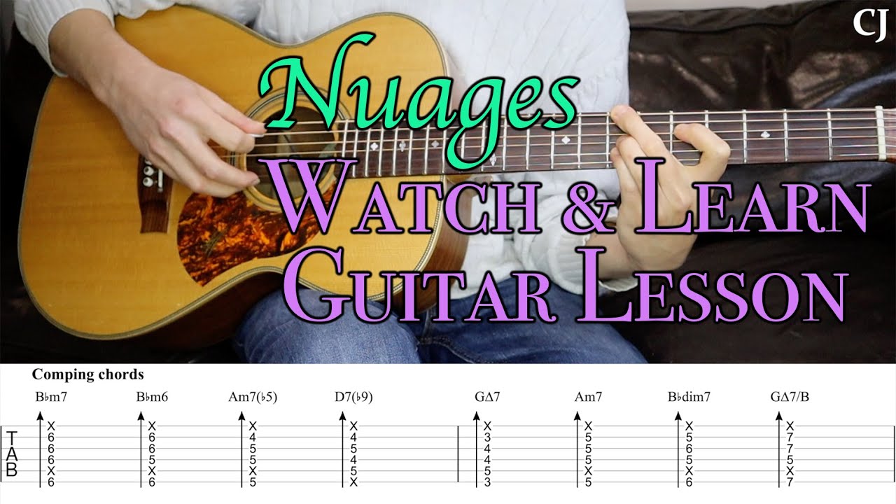 Nuages - Django Reinhardt (With Tab & Chords) | Watch and Learn Jazz Guitar Lesson