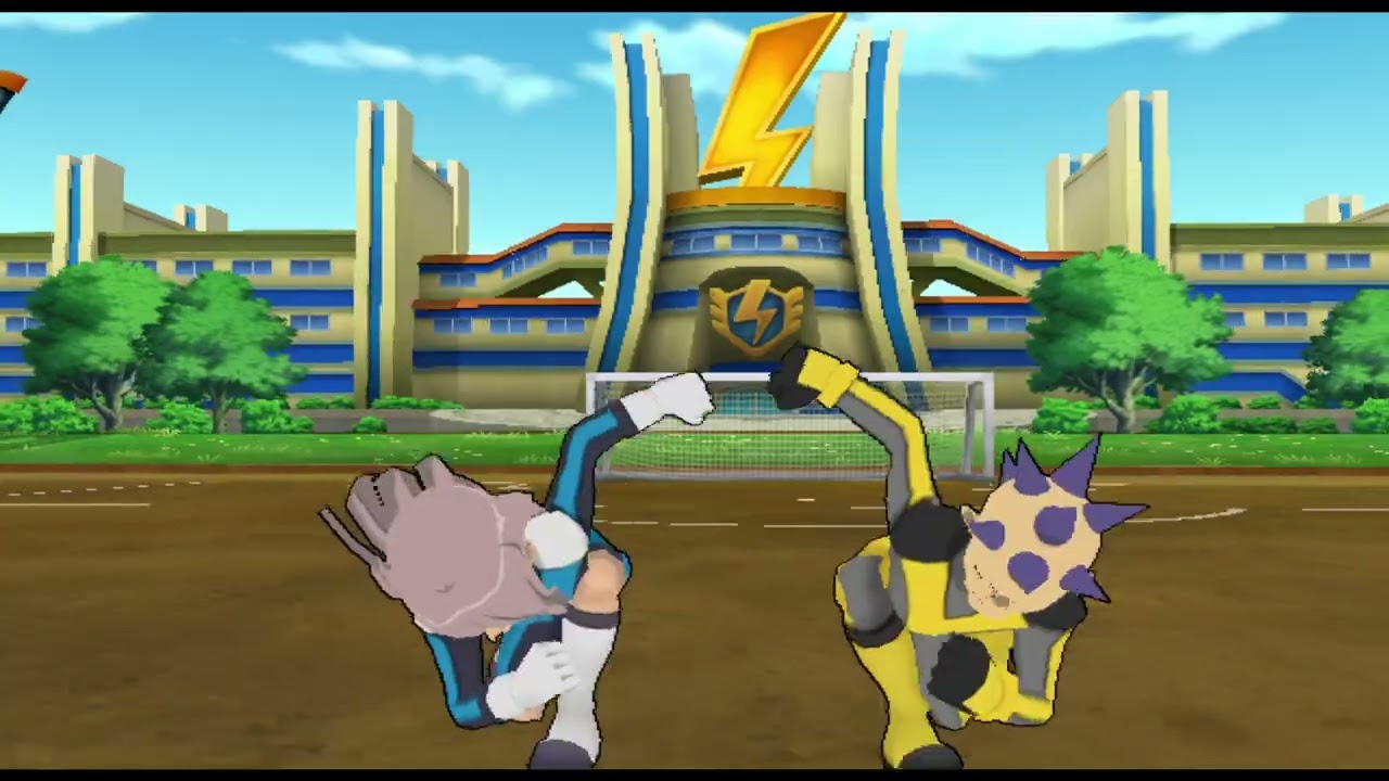 Inazuma Eleven Go Strikers 2013 Wii Team PZ01 vs Dark Emperors Hardest 2 (Second Half)