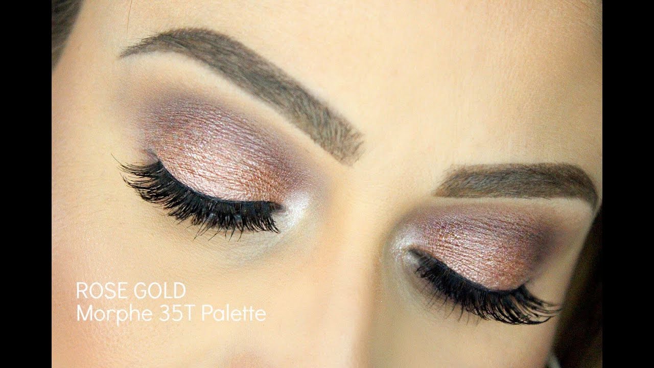 Rose Gold Makeup Tutorial | Morphe 35T Palette
