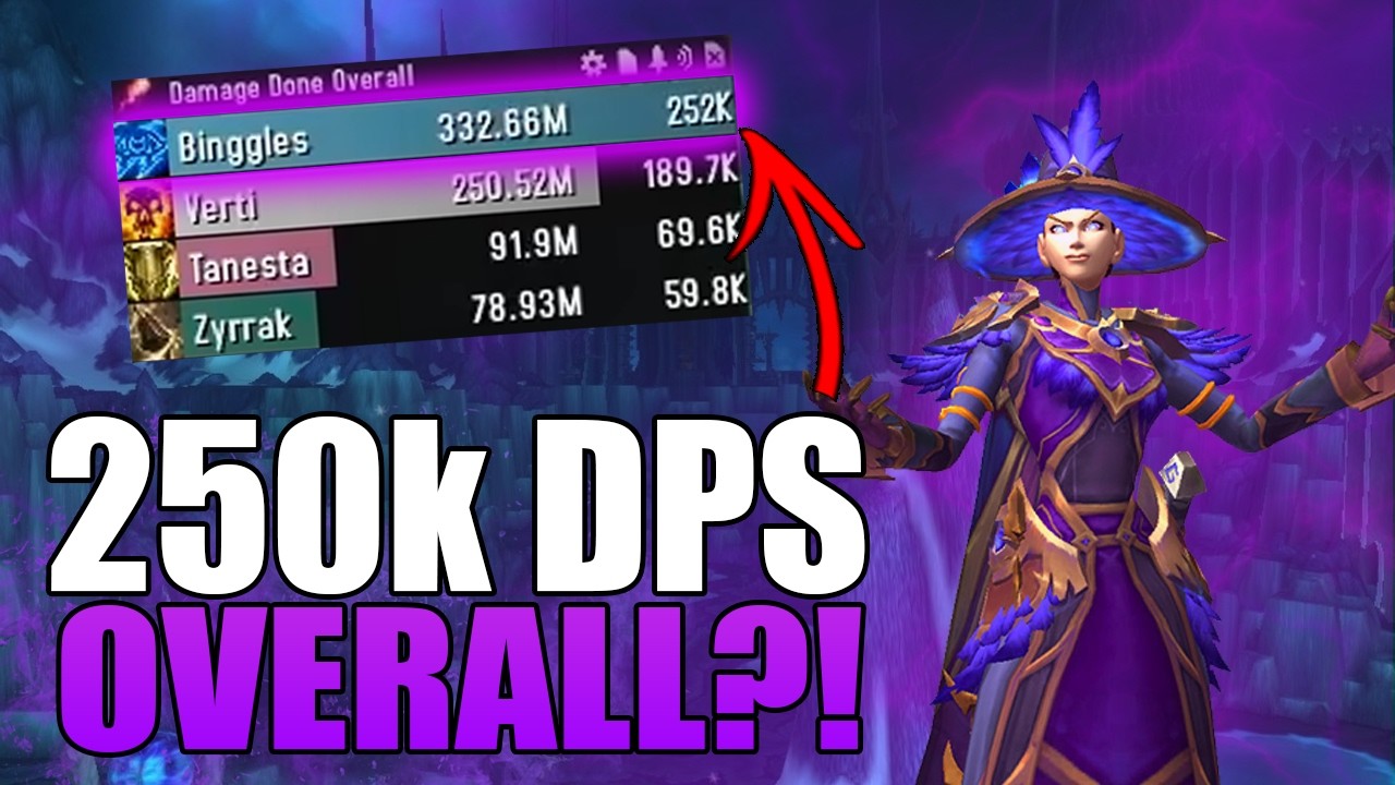 250k DPS Arcane Mage in +15 Pit Of Saron With Aug | Midnight Beta