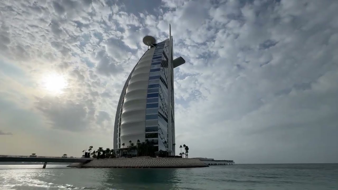 #UAE 🇦🇪 #Dubai Jumeirah Beach 🏖️2025 | from Jumeirah Marsa Al Arab to Madinat Jumeirah Dar Al Masyaf