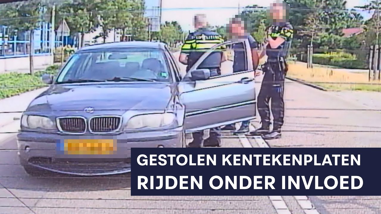 Politie | Voertuig met gestolen kentekenplaten | Rijden onder invloed | Ongeldig rijbewijs