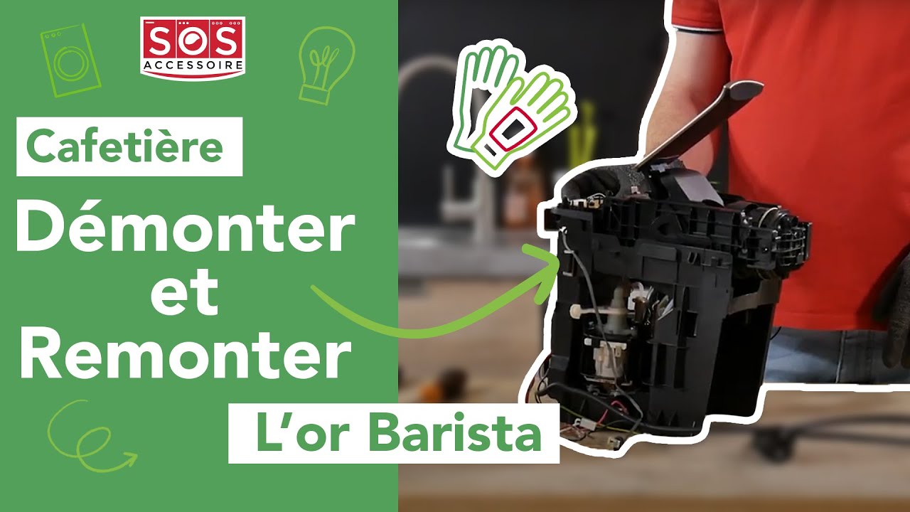 ☕ Comment d&eacute;monter et remonter enti&egrave;rement ma cafeti&egrave;re l'or Barista ?