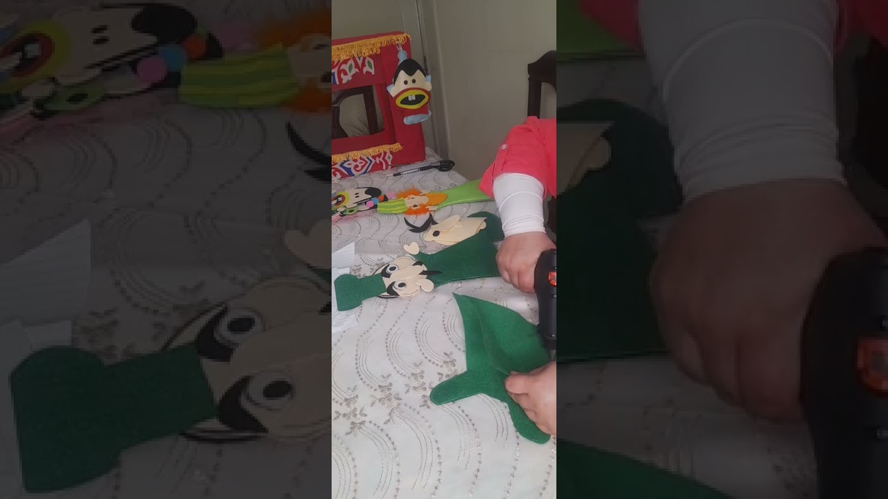 دياسطي عروسة يد (قفازية) طريقة التنفيذ