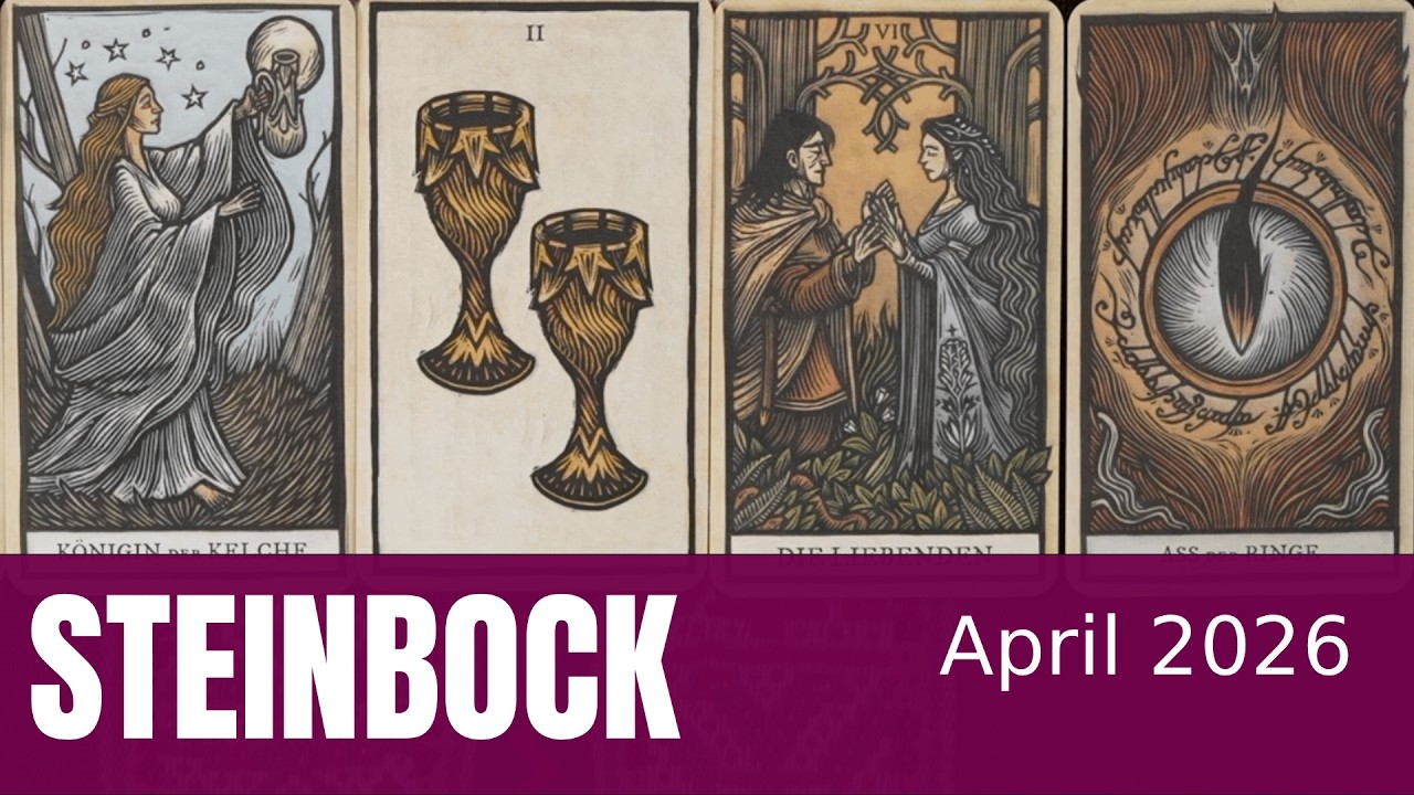 Steinbock🌸Du wei&szlig;t, wem dein Herz geh&ouml;rt April 2026 Tarot