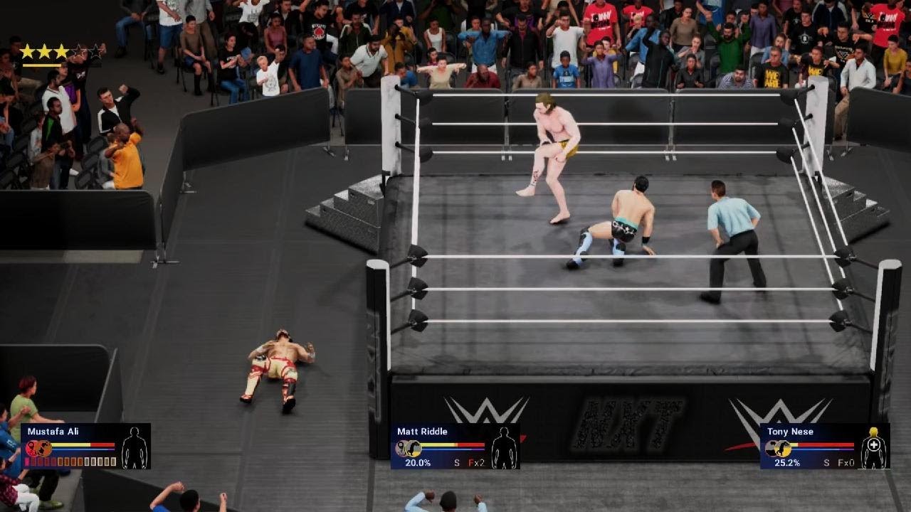 Matt Riddle vs. Mustafa Ali vs. Tony Nese