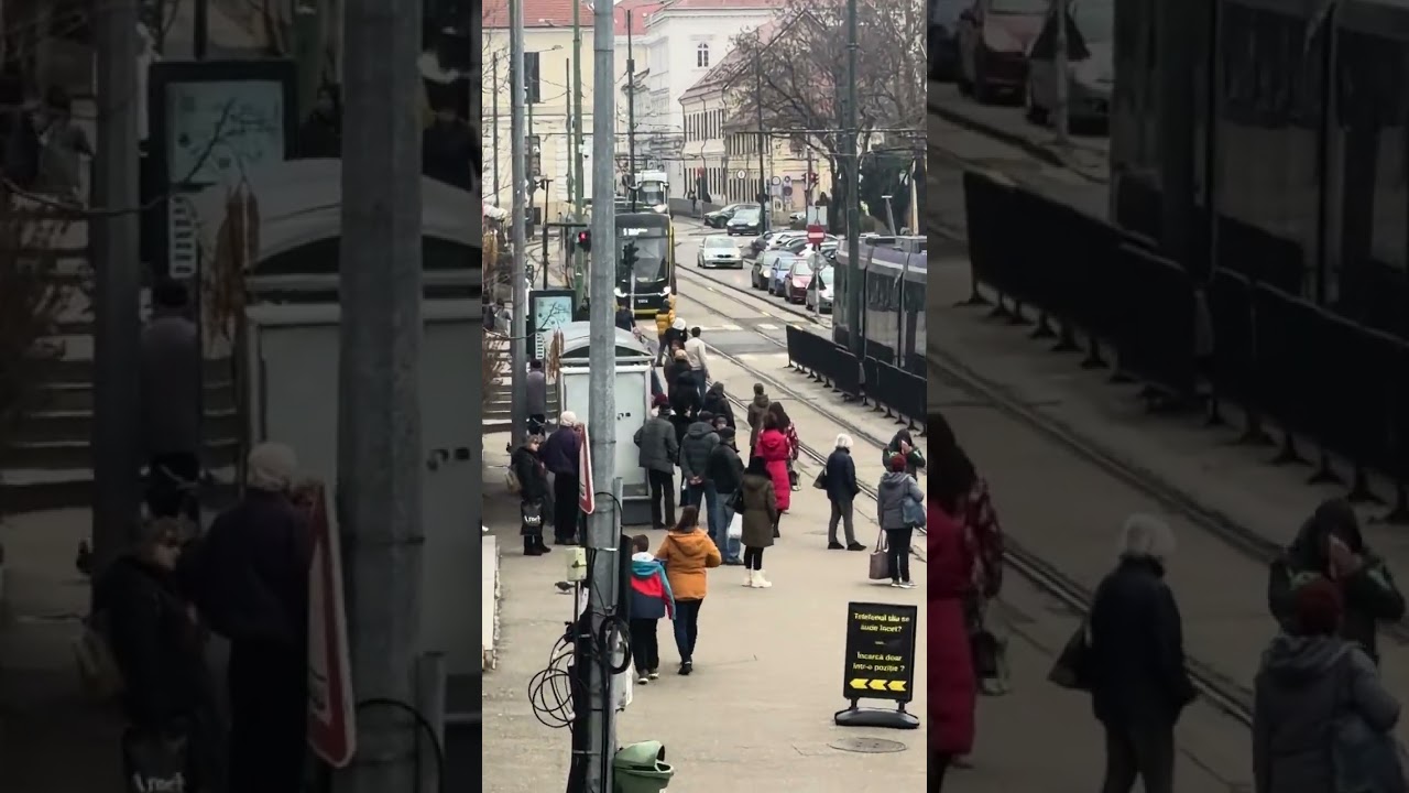 Imagini cu bătrânul tramvai 7 în drumul său prin Timișoara.