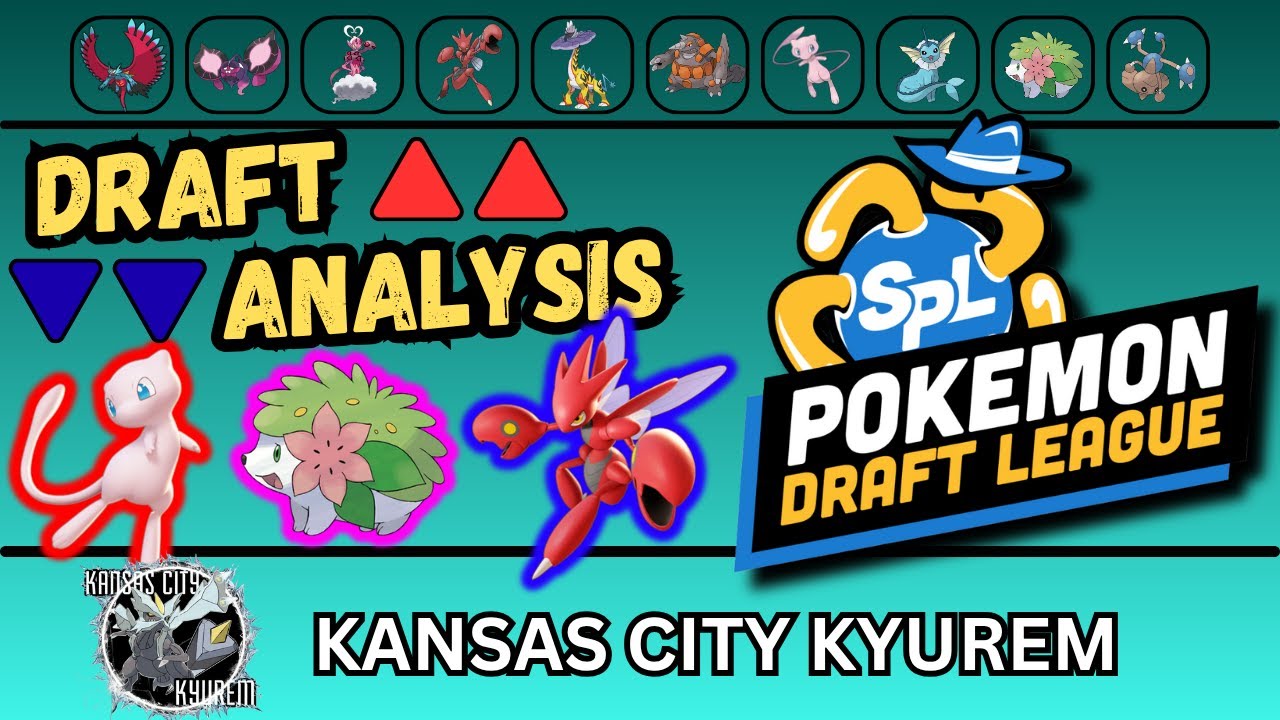 Pokemon Draft League Draft Analysis! SPL Shuckle Premier League D-League! Full Team Breakdown!
