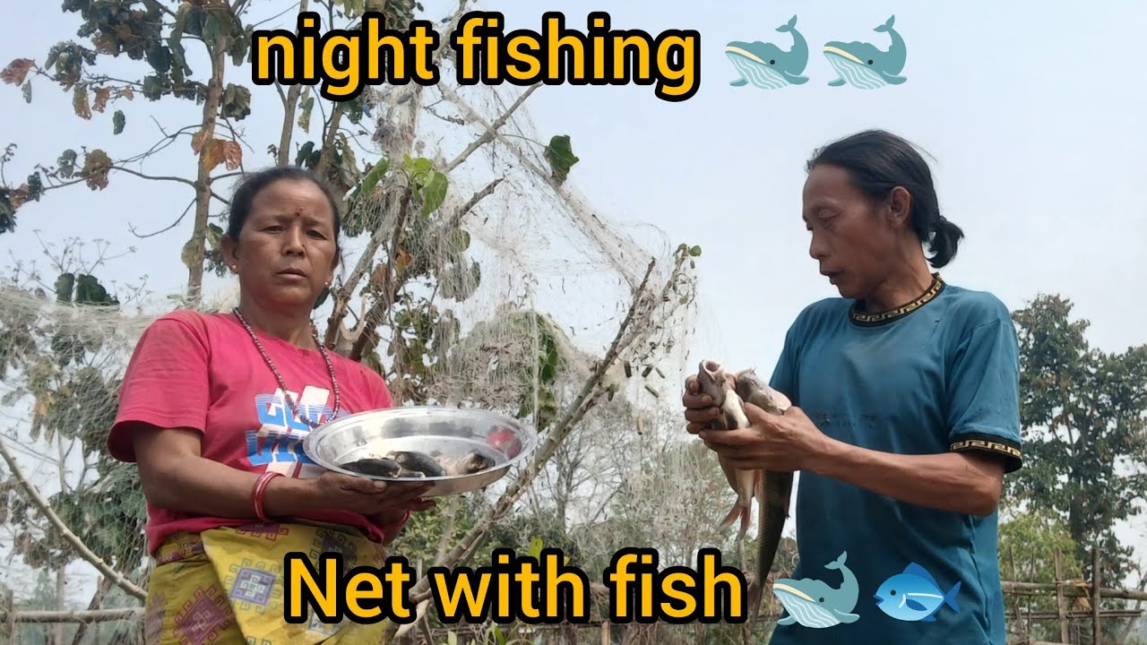 Raat ko local || fish 🐟🐋pakdane ke liye jaal || bichaya 