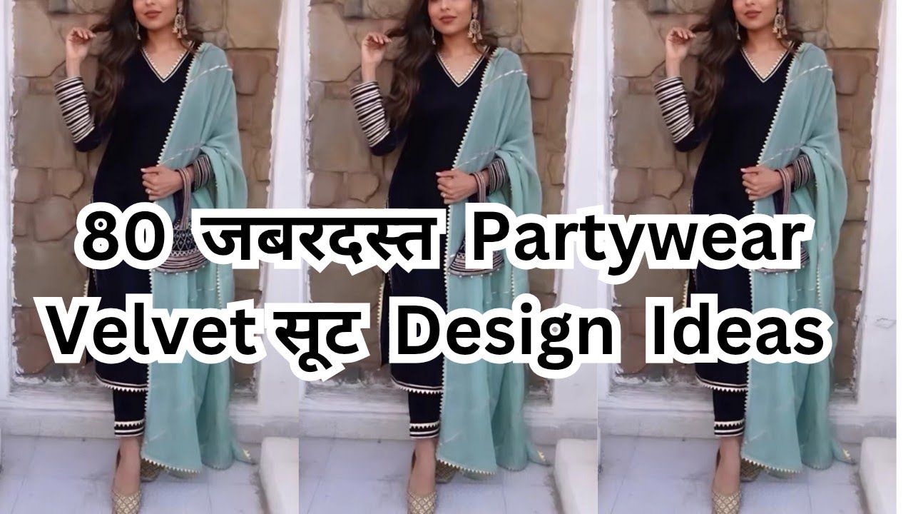 80Velvet Suit Design Ideas With Lace