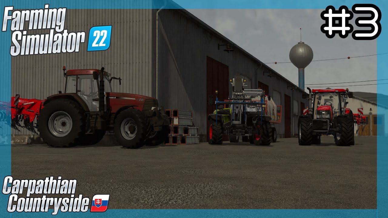 FS 22 Timelapse //🇸🇰 Karpatský venkov  🇸🇰//Začínáme práce na poli 🚜 #3