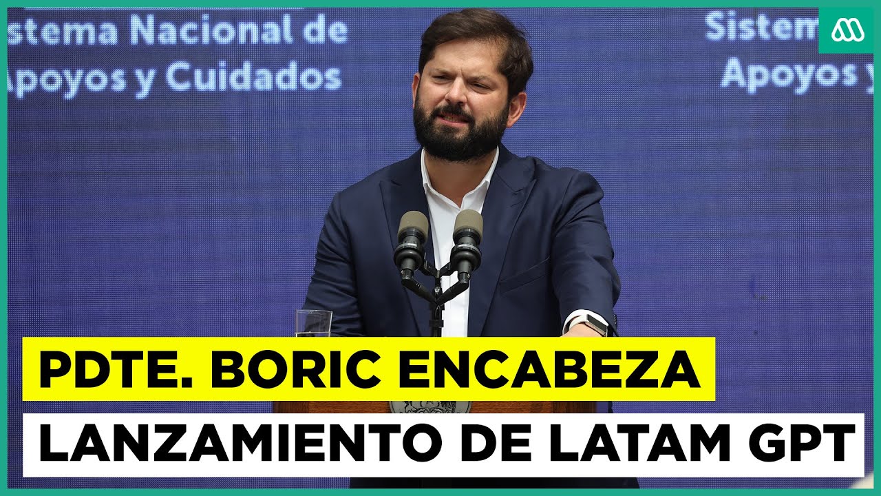 Presidente Boric encabeza lanzamiento de Latam GPT: El modelo de IA más grande de Latinoamérica