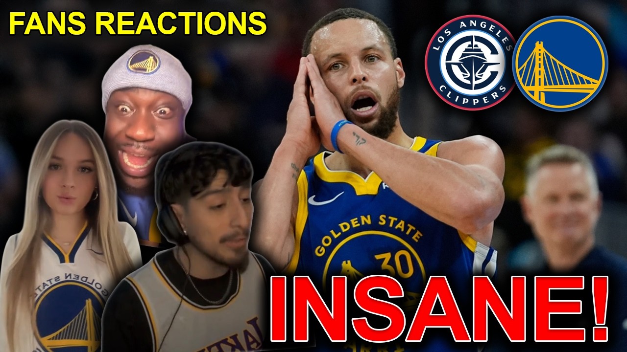 NBA fans reaction to Warriors ELIMINATING the Clippers &mdash; Curry SHOW 😱