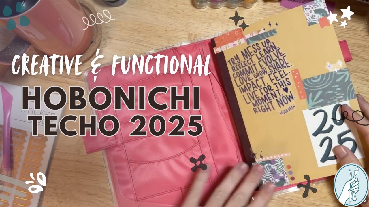 My 2025 Hobonichi Cousin Setup: Minimal, Functional & Creative