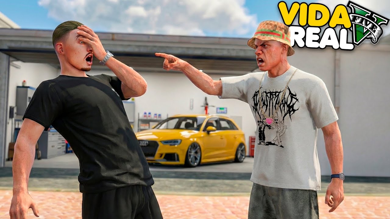 GTA V - VIDA REAL | MEU AMIGO ACHA QUE EU BOTEI ELE PRA RUA. #111