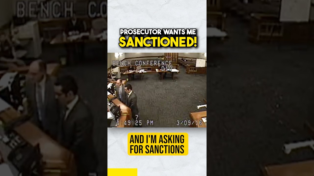 Prosecutor Wants Lawyer SANCTIONED!