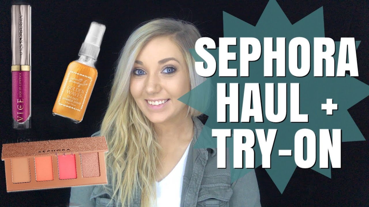 SEPHORA HAUL + TRY-ON | Meghan Amanda
