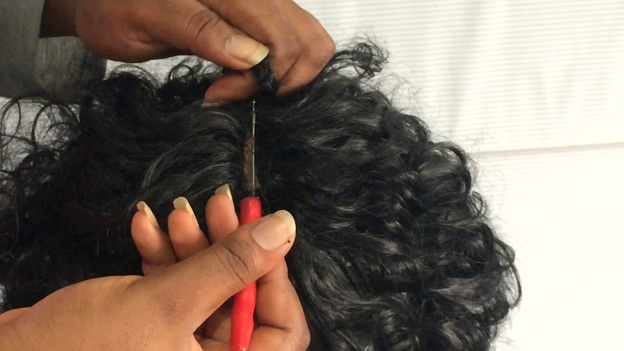 How To Make A Wig And Closure Under 30 Minutes |Synthetic Deep Wave|