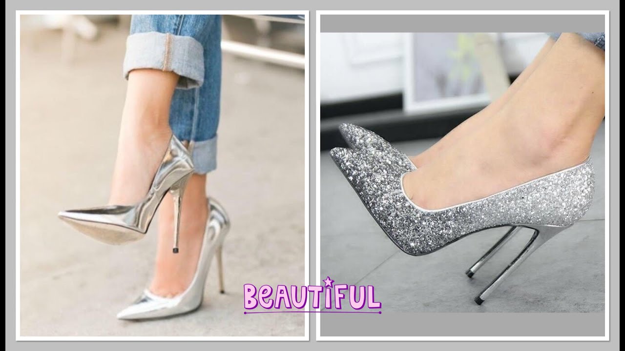 Hermosos zapatos color Plata 😍 moda Fashion