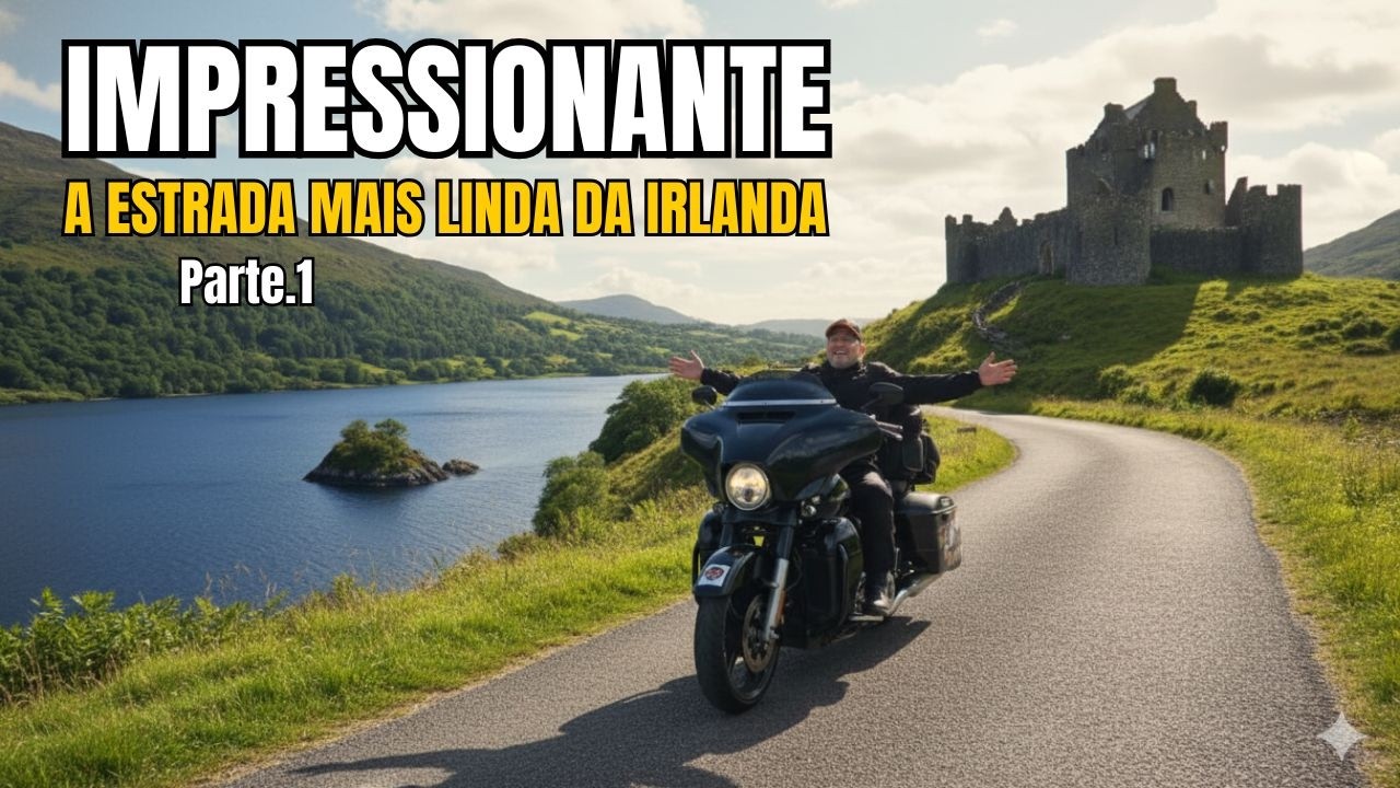 Entre Castelos e Penhascos - explorando a Irlanda de Moto