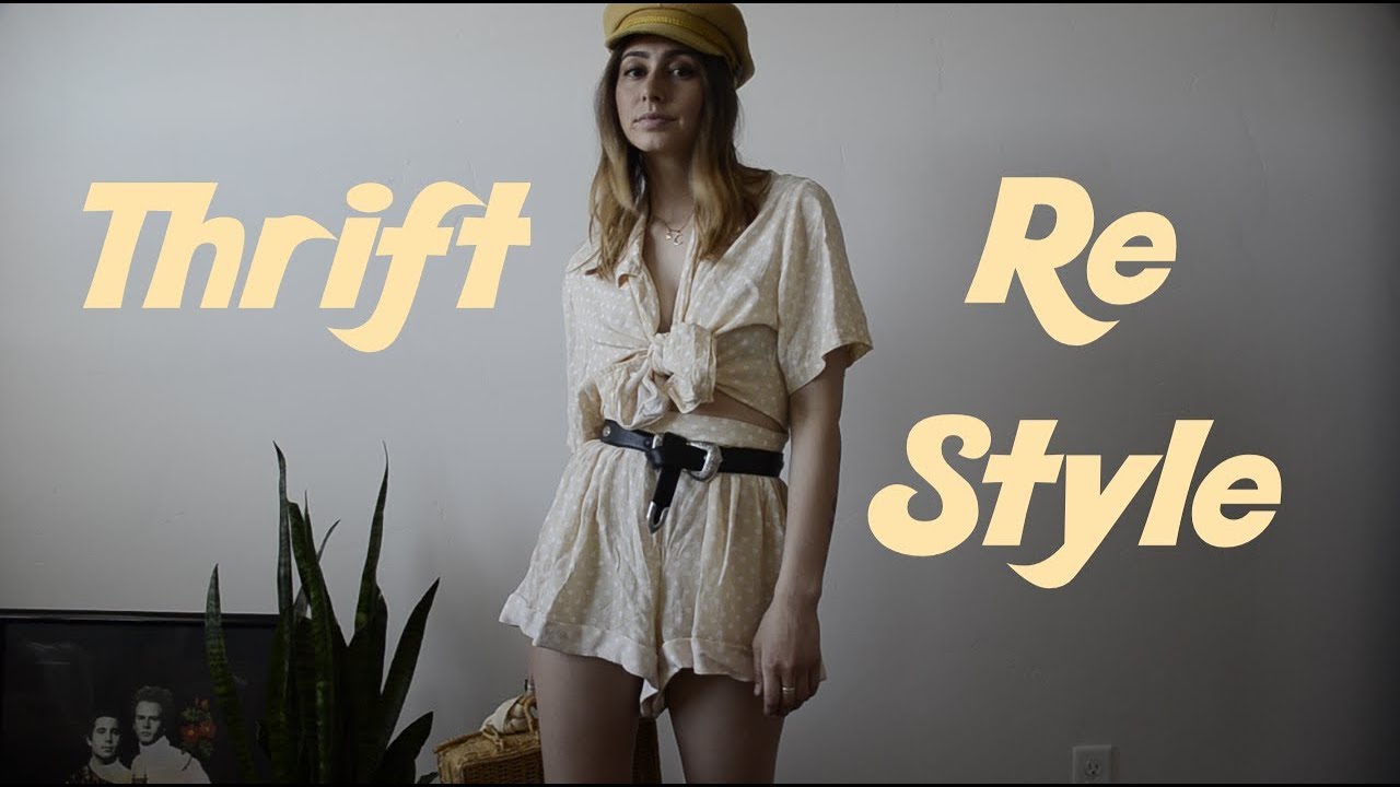Thrift Flip | Re-styling Thrifted Clothes #3