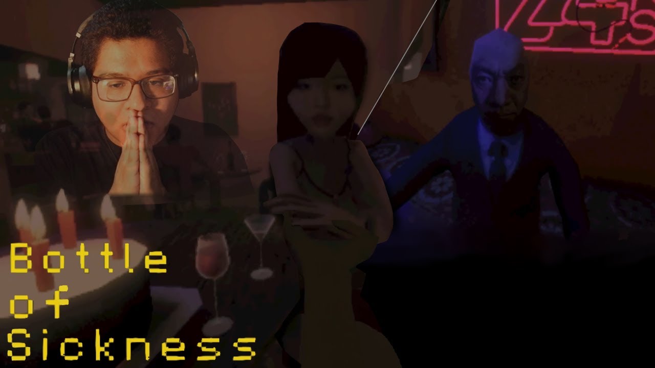 NEVER take random bottles from strangers. [Bottle of Sickness]