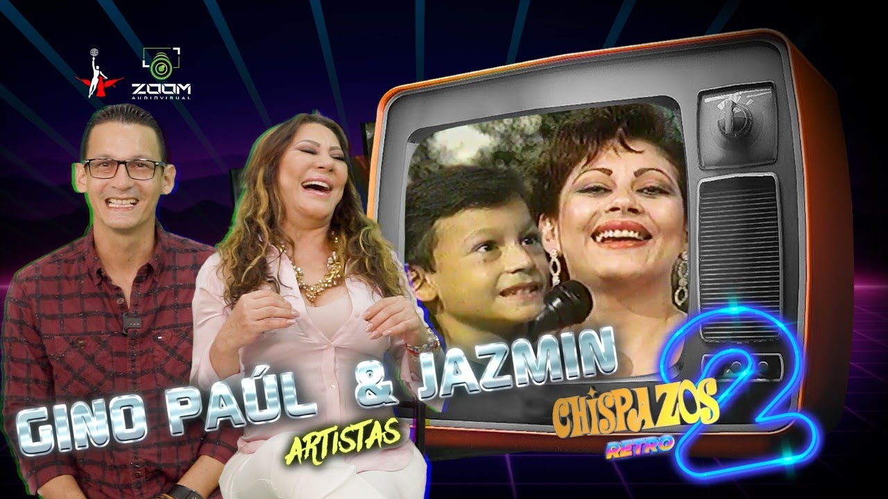 Chispazos Retro 2.8 Jazmín y Gino Paúl reaccionan a videos de cuando eran pequeños