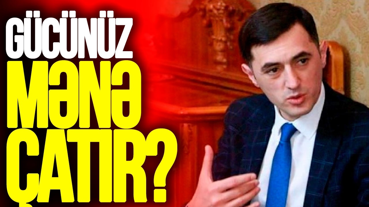 G&uuml;c&uuml;n&uuml;z mənə &ccedil;atır? Tural Abbaslı yayılan fotosundan danışdı - Musavat TV