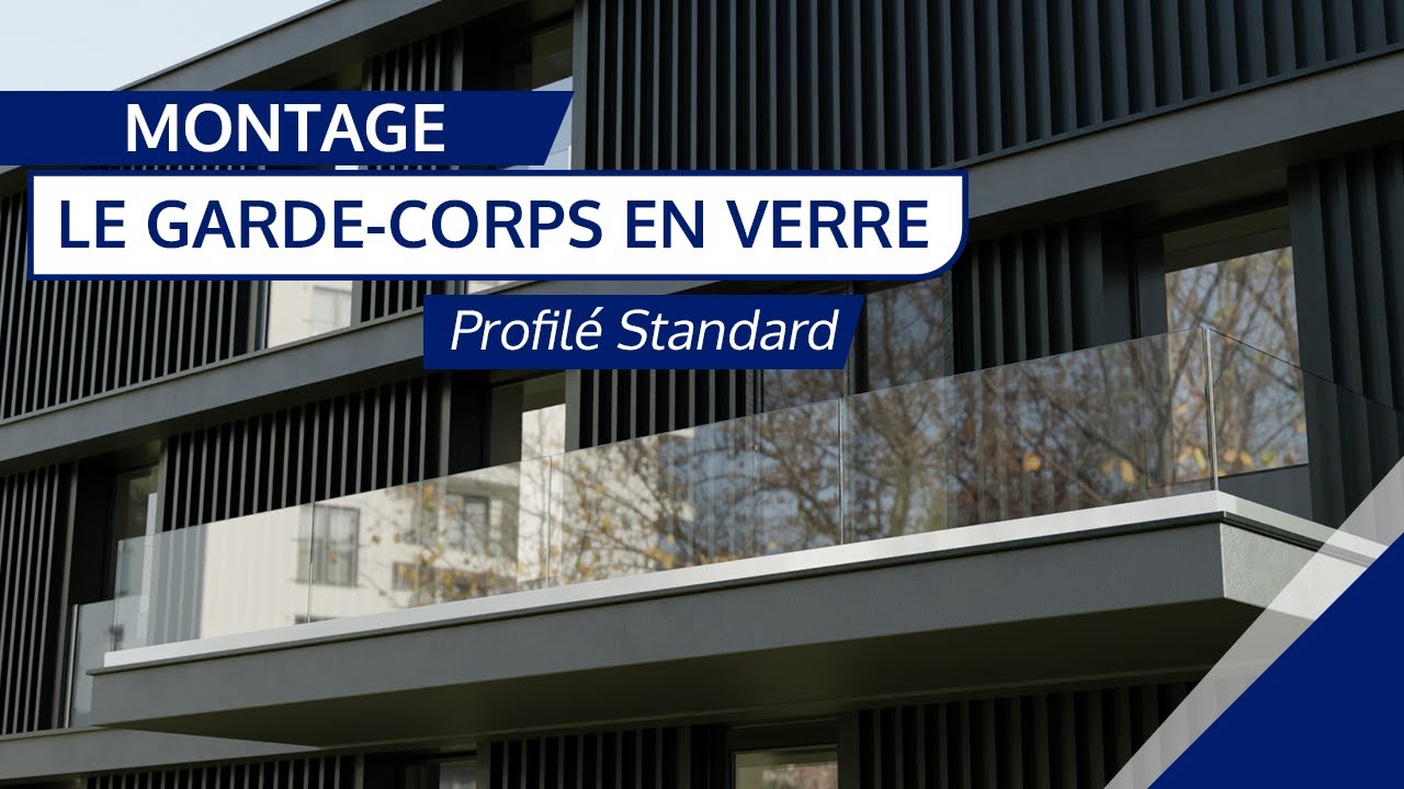 Comment installer le Garde-corps en Verre Glass Systems, modèle standard ?