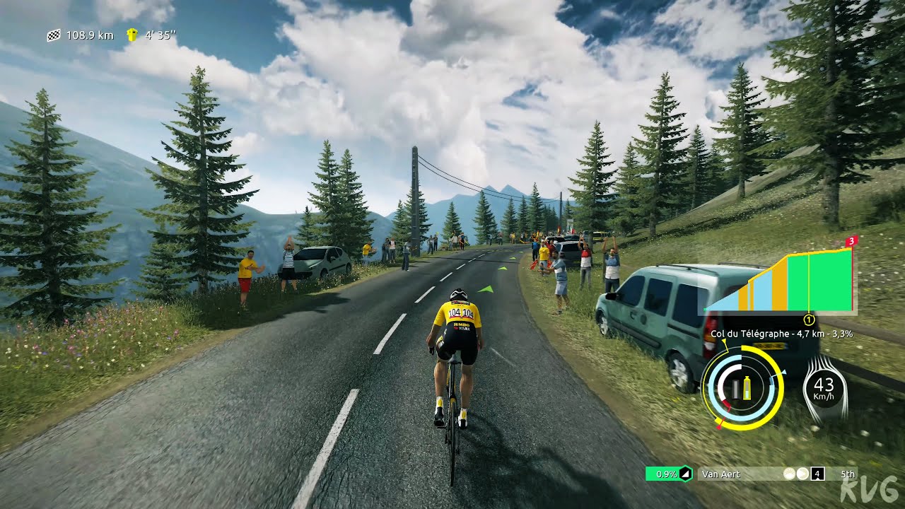 Tour de France 2022 - Briancon to Alpe d'Huez - Gameplay (PC UHD) [4K60FPS]