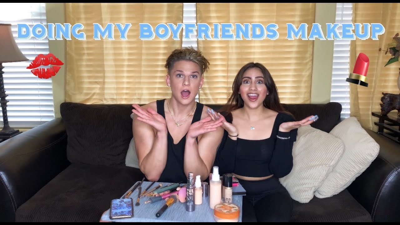 Doing my Boyfriends Makeup! | JK... Unless?
