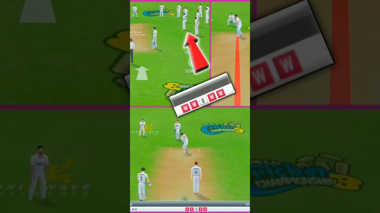 WCC 3 Test Match Bowling Tricks 💥||#ytshorts #wcc3 #shorts #worldcricketchampionship3
