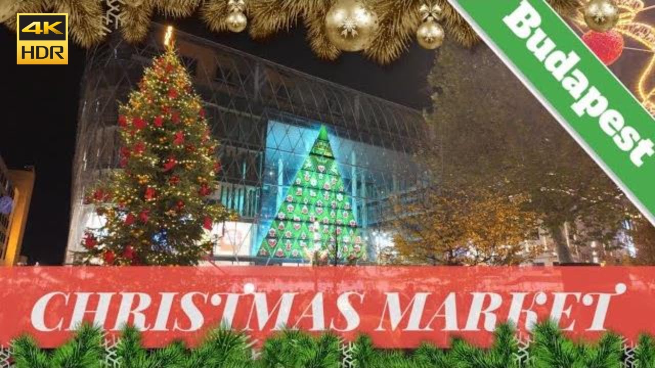 CHRISTMAS Fair in Budapest 2023 | KARÁCSONYI Vásár - Fashion Street | 4K