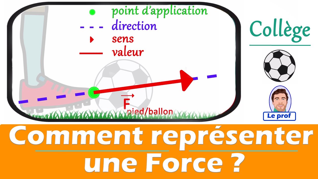 Comment repr&eacute;senter une force ?  (action m&eacute;canique , caract&eacute;ristiques) | Coll&egrave;ge physique chimie