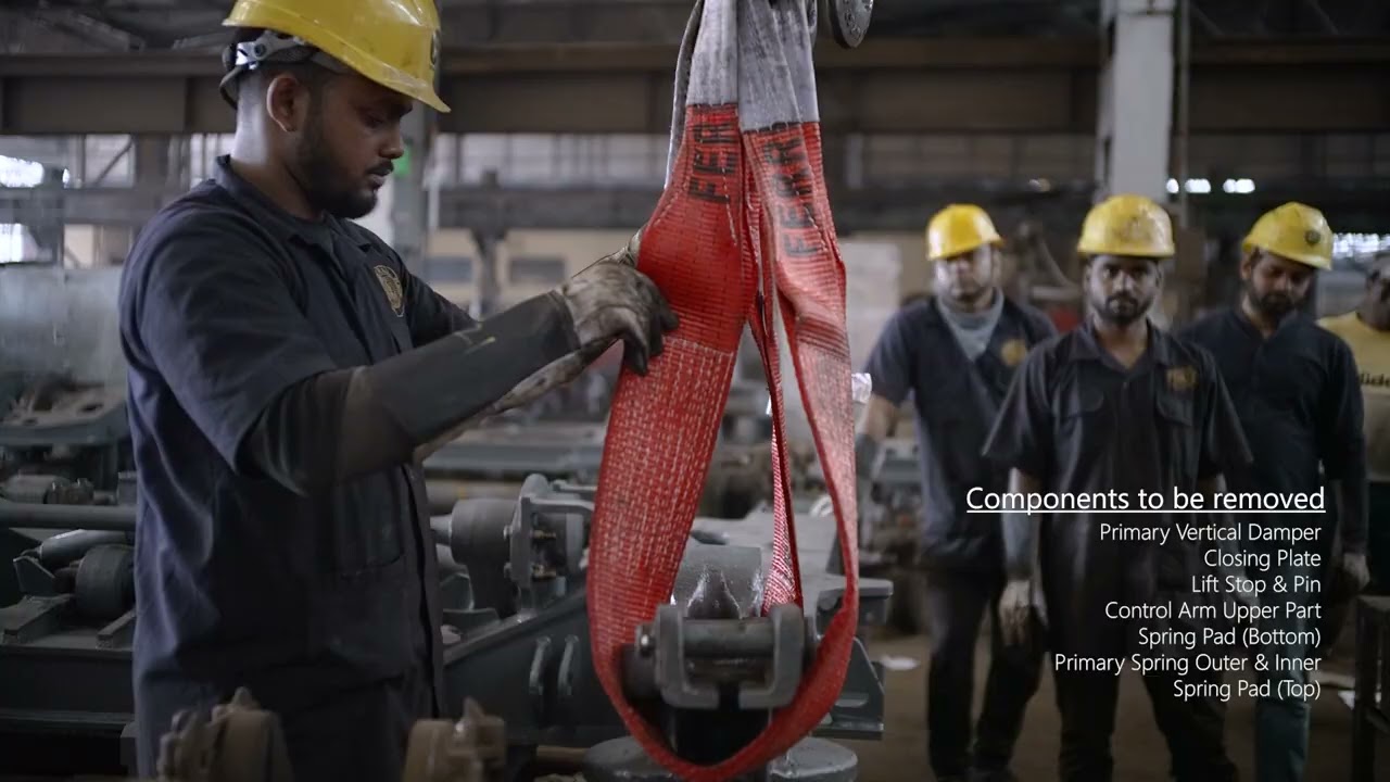 Vande Bharat Bogie Maintenance at Liluah Workshop