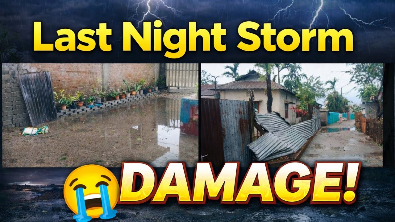 Last Night Storm Destroyed Everything 😢 | Village Life Vlog