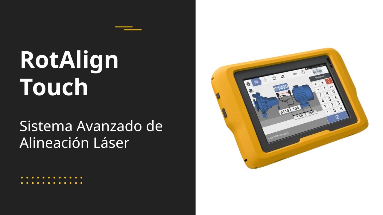RotAlign Touch – Sistema Avanzado de Alineación Láser