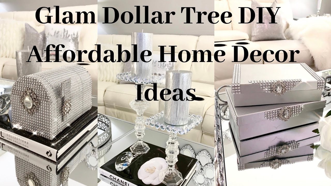 Home Decor DIY Collab Glam Dollar Tree DIYS Affordable Decor Ideas